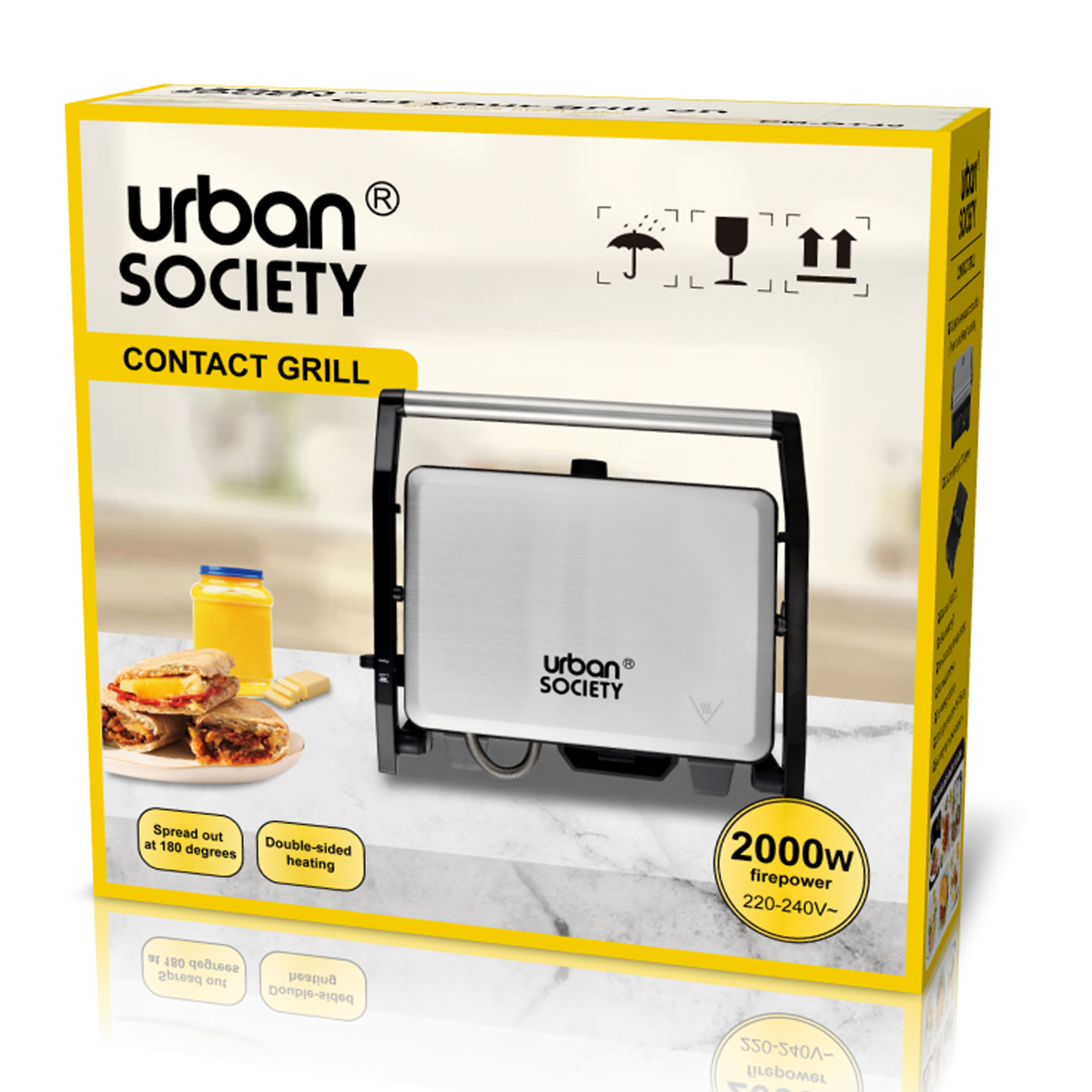 URBAN GRILL DE CONTACTO 2000W 8433962556087