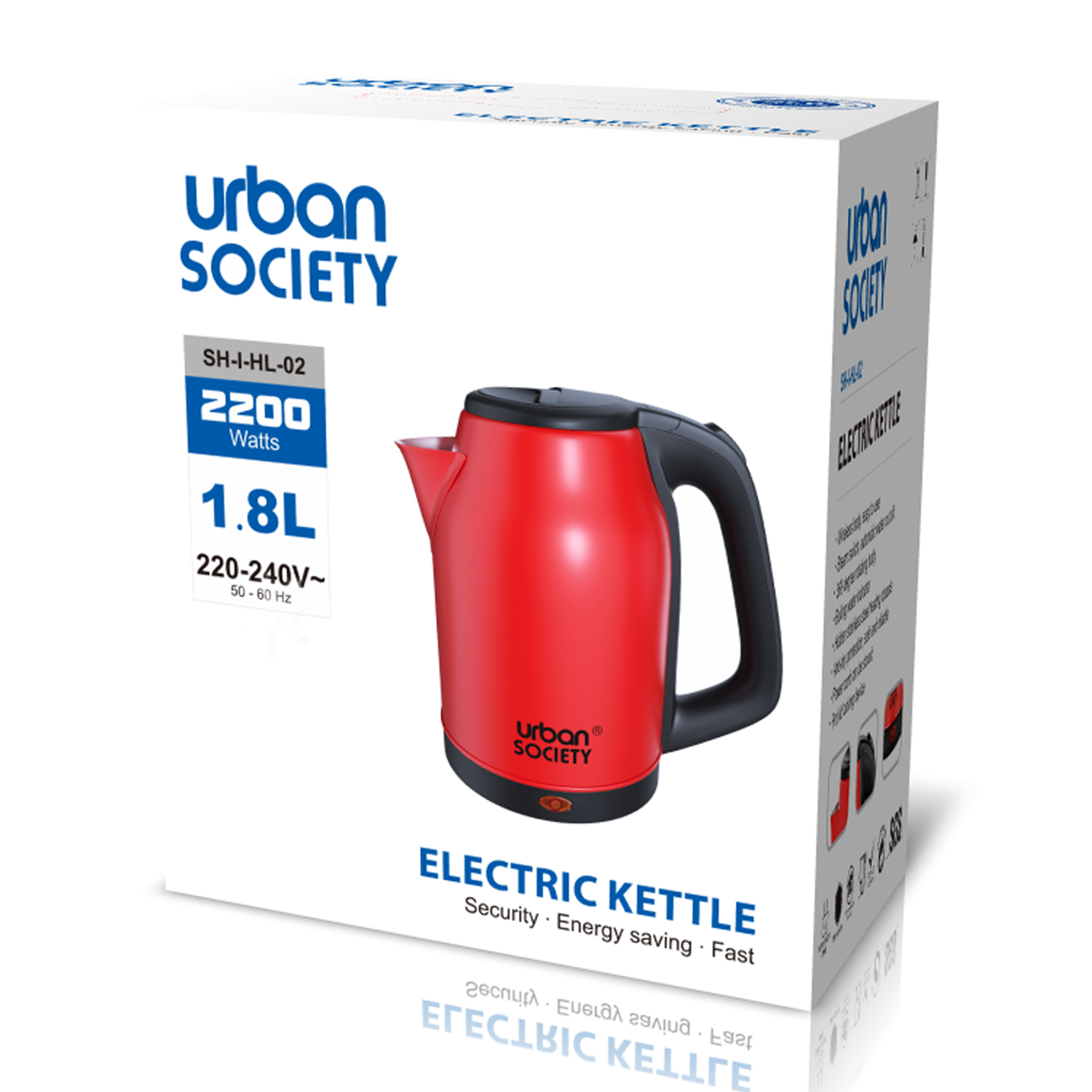 URBAN BOLOS ELÉCTRICOS 1,8L ROJO 8433962556209