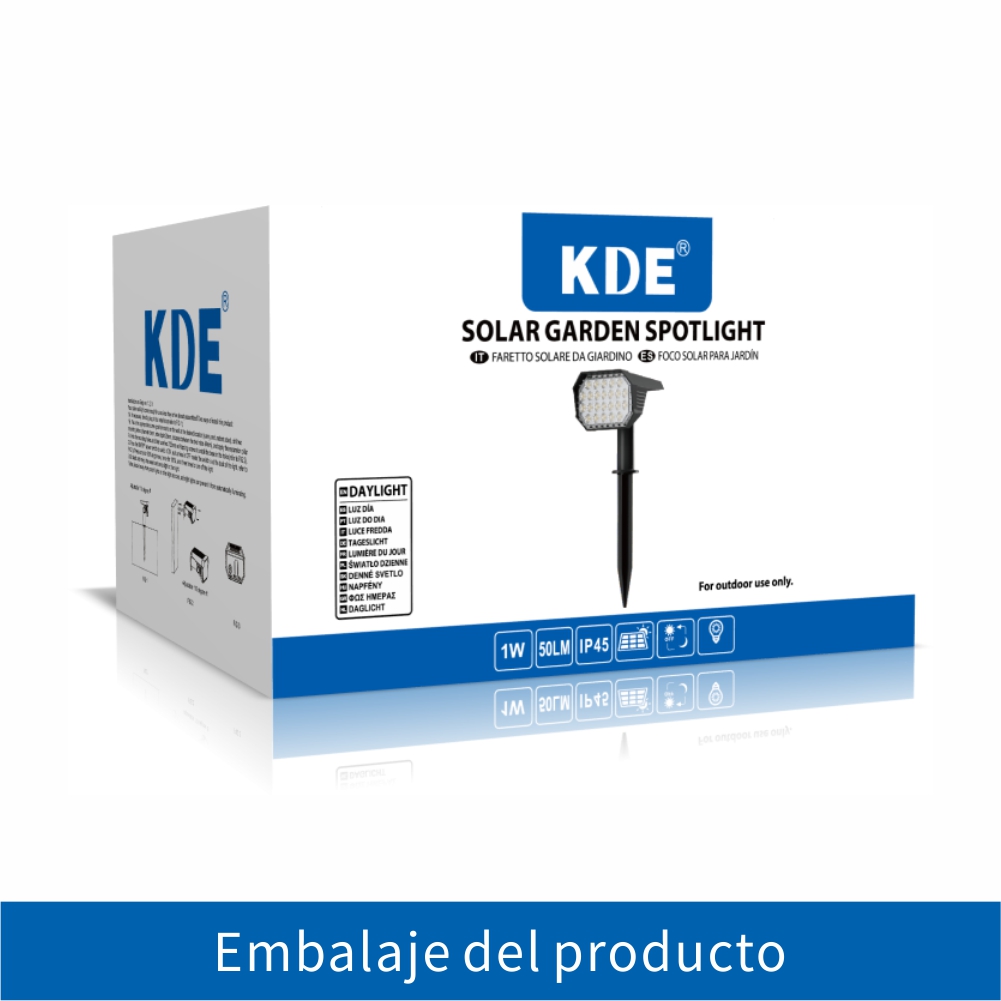 FOCO SOLAR PARA JARDIN