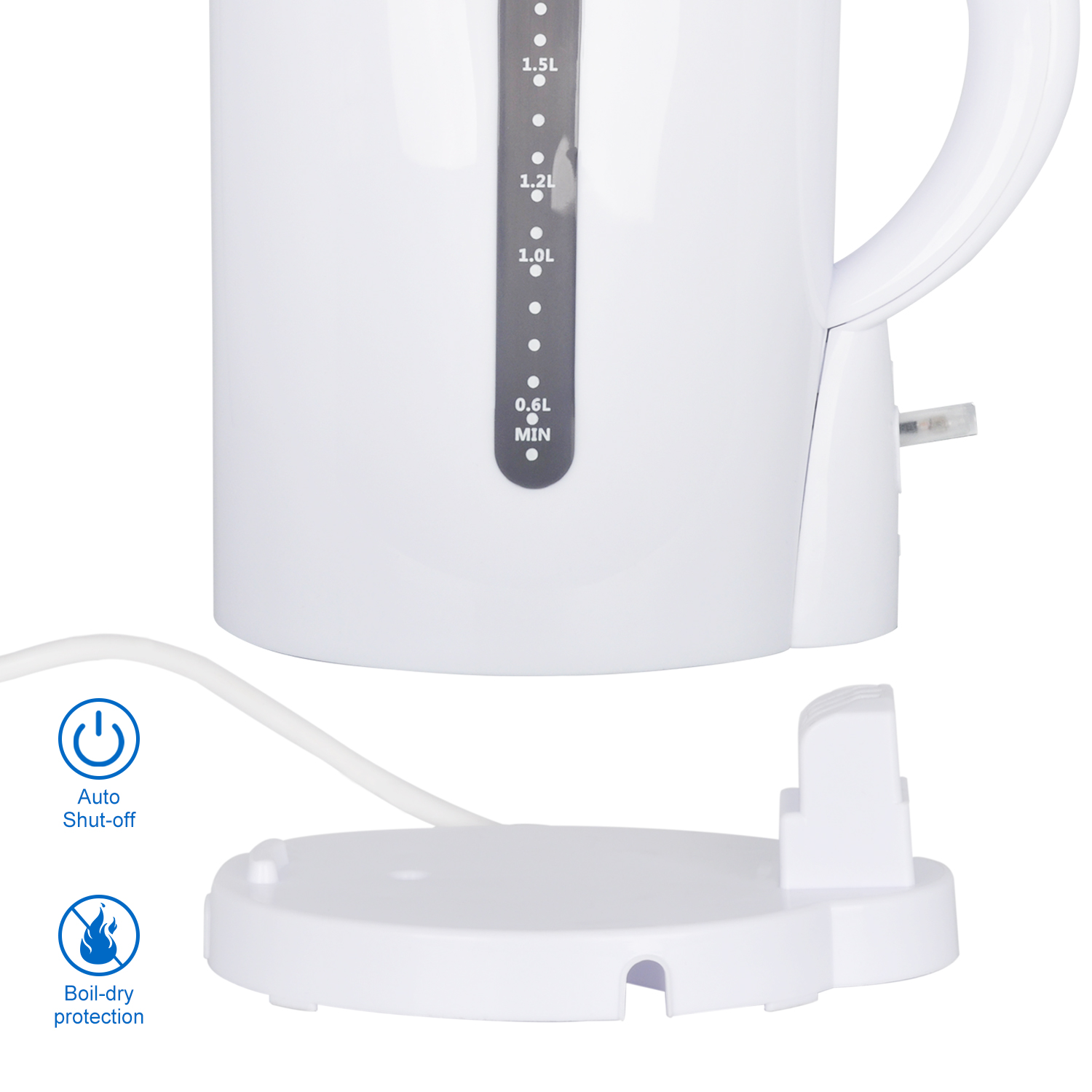 URBAN BOLA DE BOLICHE ELÉCTRICA 1,7L BLANCO 8433962556247