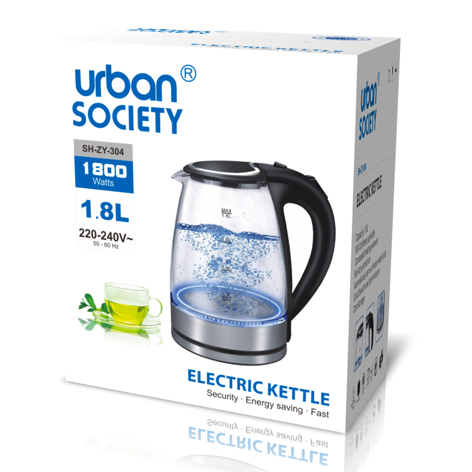 URBAN BALA ELÉCTRICA DE VIDRIO 1.8L 8433962556261